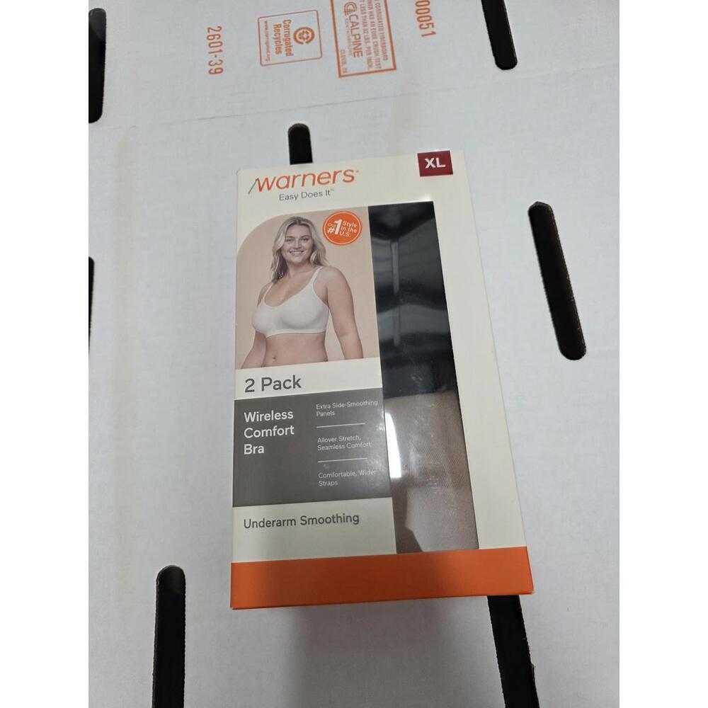 Warners Wireless Comfort Bra 2 Pack XL